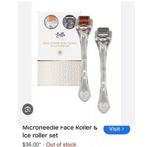 Sealed Bella IL Fiore Microneedle & Ice Face Roller Skincare